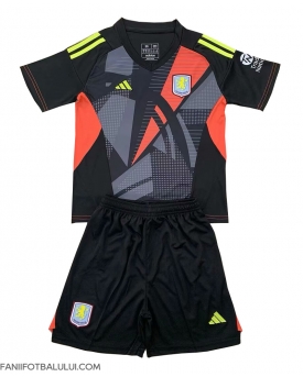 Aston Villa Portarii Echipament de Fotbal Replică 2024-25 Copii Deplasare (+ Șorturi)